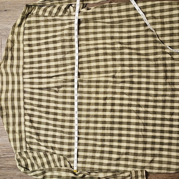 Mens Authentic St Johns Bay Plaid Button-Down Shirt XXLT - Picture 7 of 7